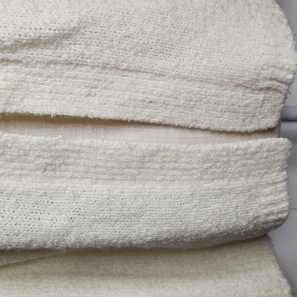 Vintage yellow cottagecore Timeless chunky knit open front cardigan sweater - Picture 3 of 8